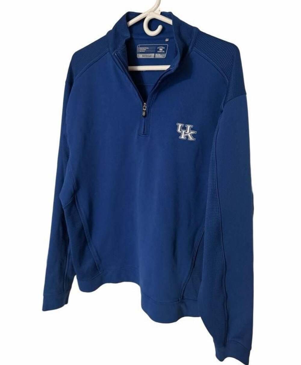 Cutter & Buck Kentucky Wildcats Quarter-Zip Pullover Top